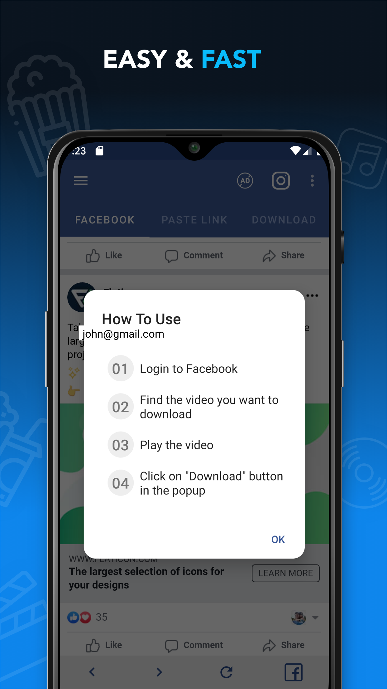 Video Downloader for Facebook - HD Video gallery image