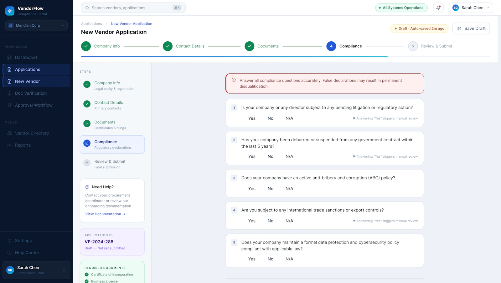 VendorFlow screenshot 8