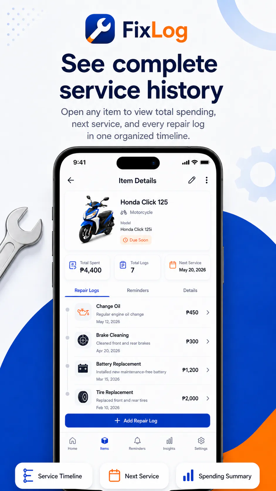 FixLog: Repair Tracker gallery image