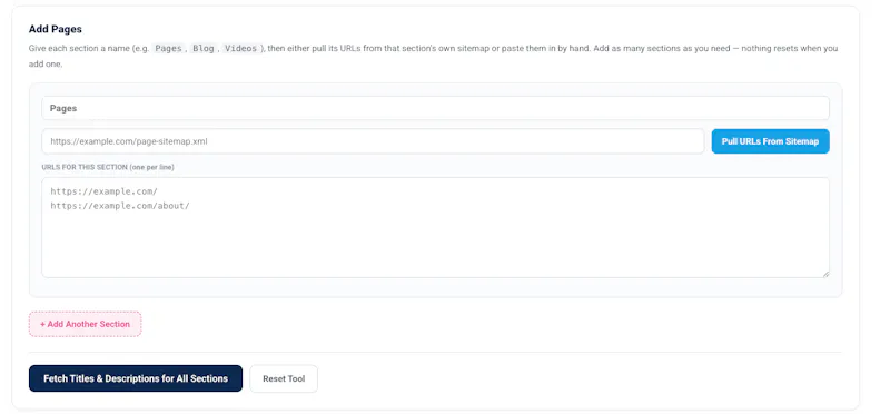 LLMs.txt File Generator screenshot 3