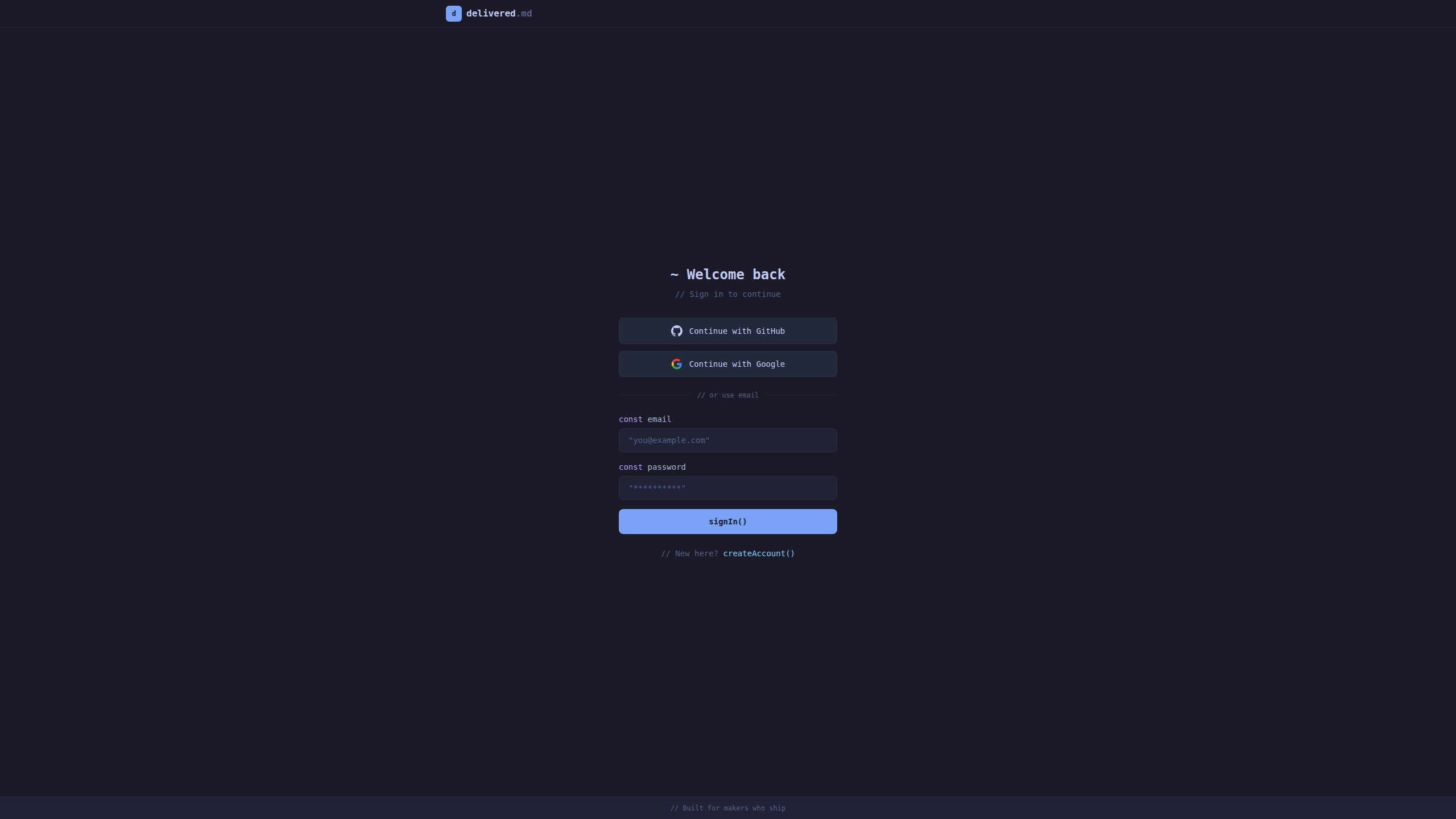 delivered.md gallery image