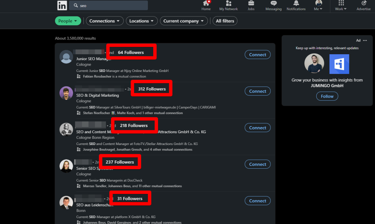 LinkedIn的追随者见解媒体2