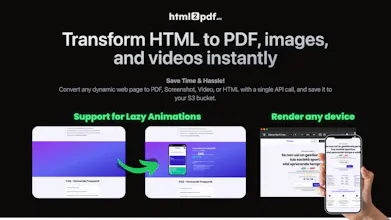 Html2pdf API gallery image