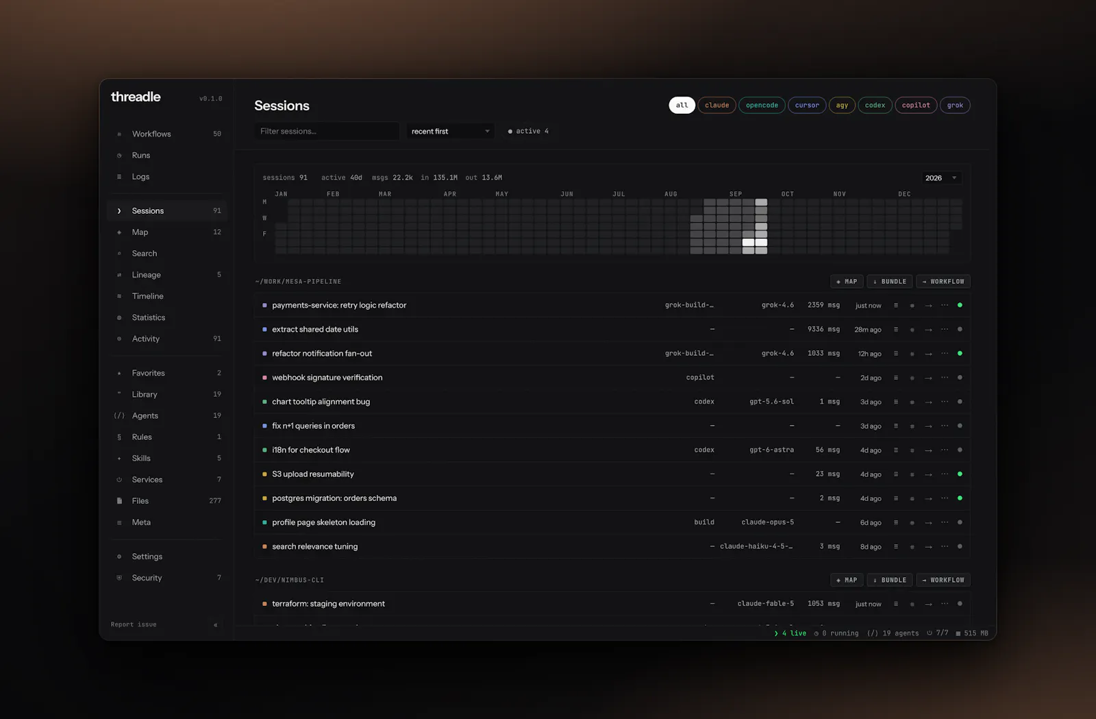threadle screenshot 4