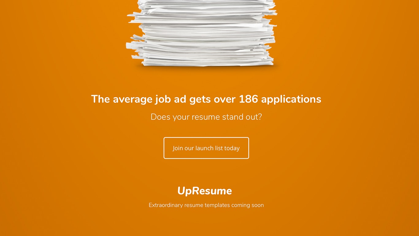 UpResume gallery image