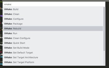A XMake integration in Sublime Text gallery image