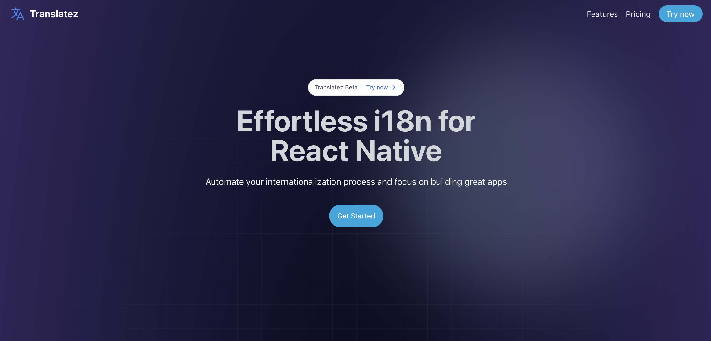 startuptile Translatez-Effortless i18n for React Native 