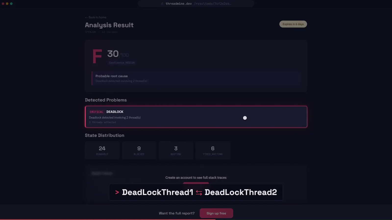 ThreadMine screenshot 2