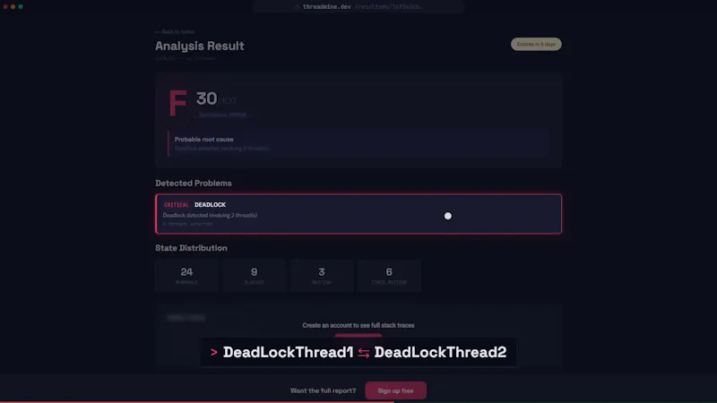 ThreadMine screenshot 2