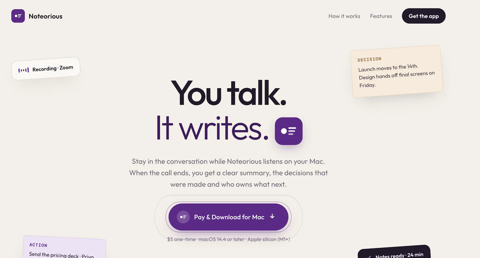 Noteorious screenshot 1