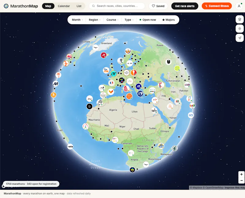 Marathon Map screenshot 1
