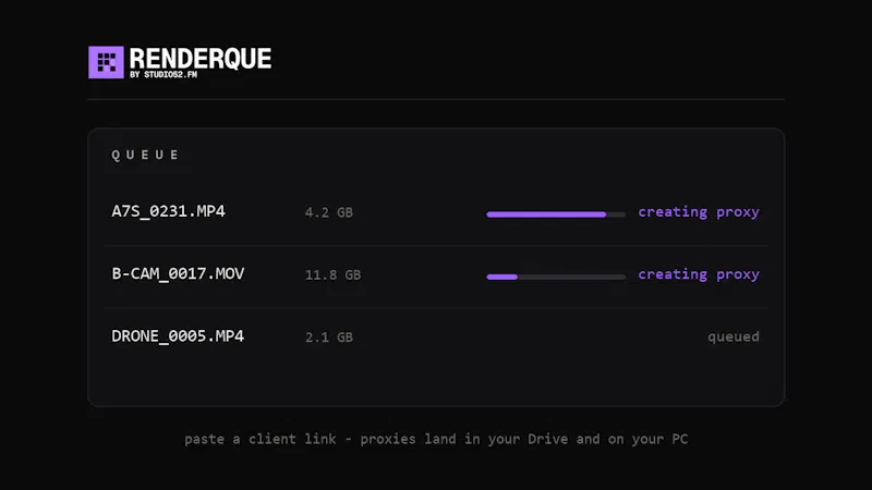 RenderQue screenshot 2