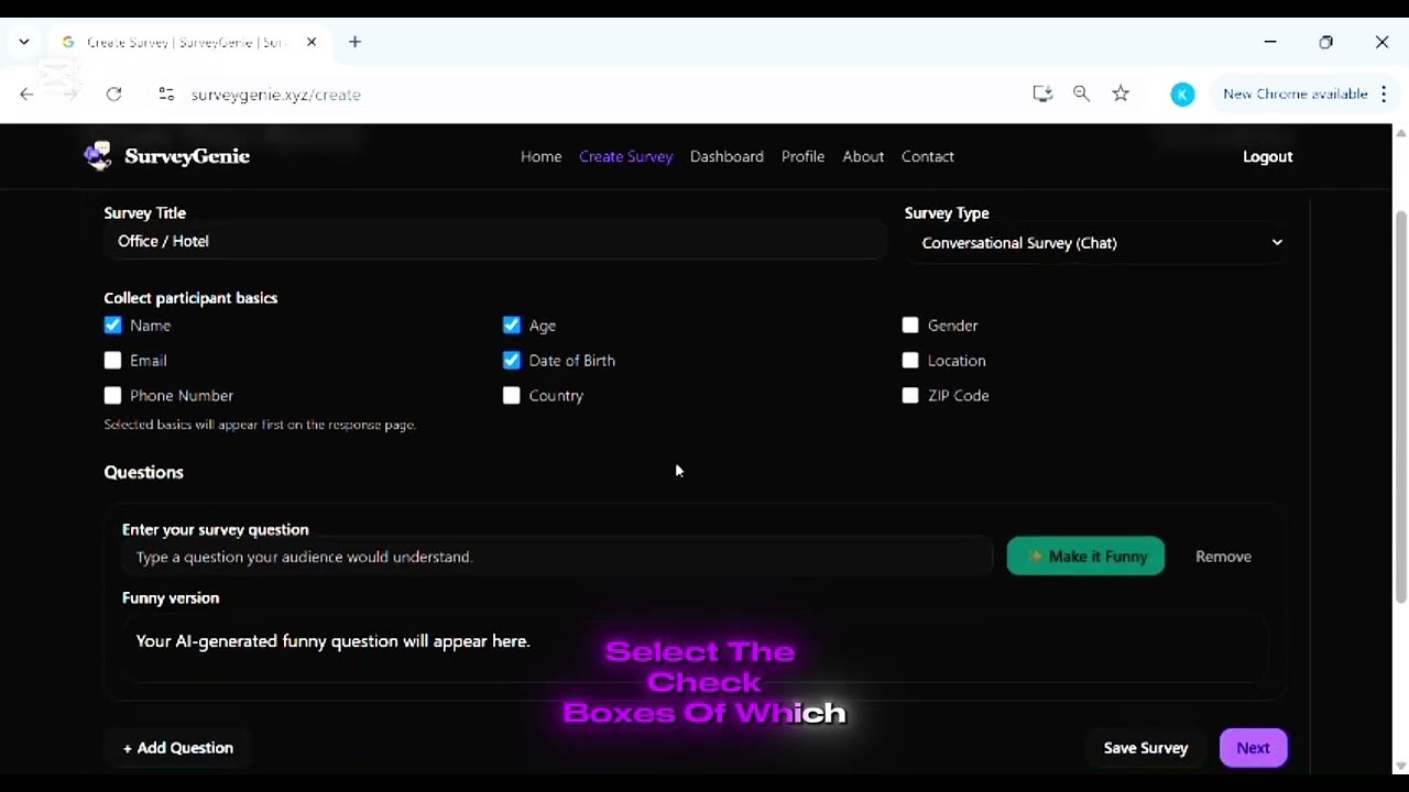 SurveyGenie gallery image