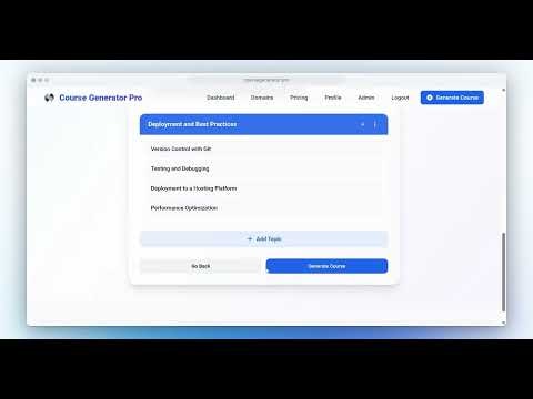 Course Generator Pro gallery image