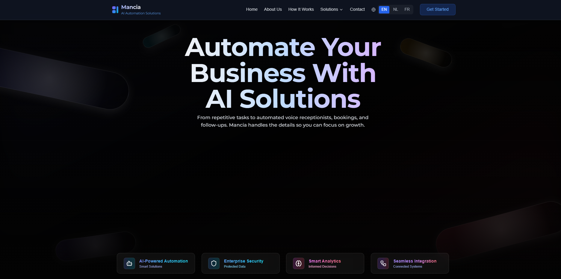 Mancia - Screenshot 2 showing product features and functionality