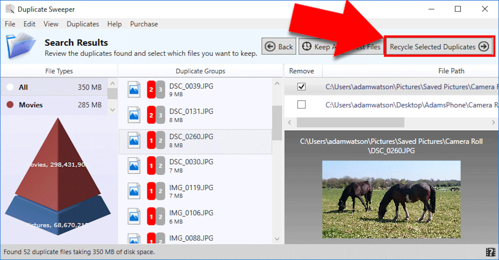 Duplicate Sweeper screenshot 4