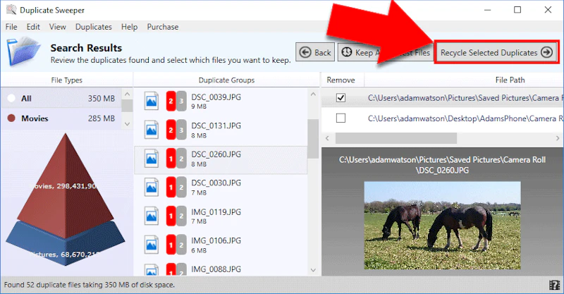 Duplicate Sweeper screenshot 4