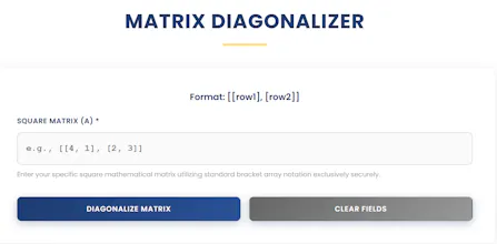 Matrix Diagonalizer | Ease Tools gallery image