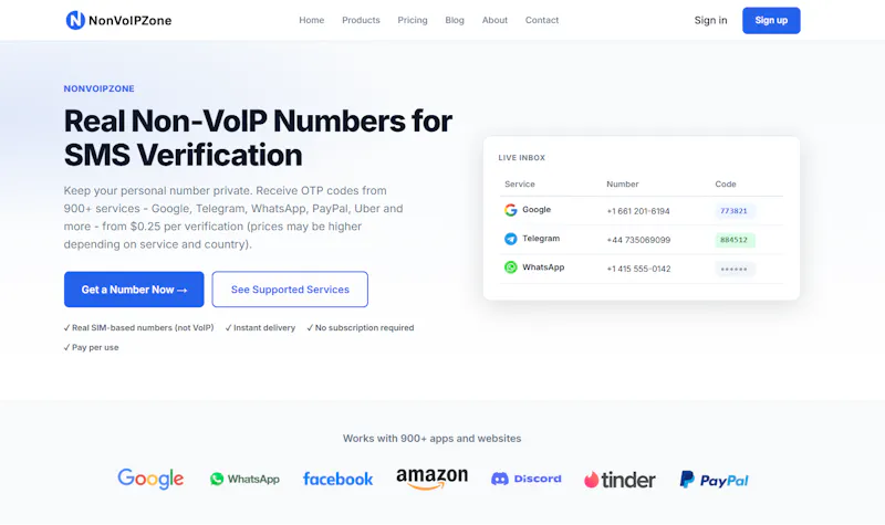NonVoIPZone screenshot 1