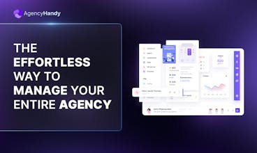 Снимок экрана панели управления AgencyHandy - координация команд и оптимизация производительности.