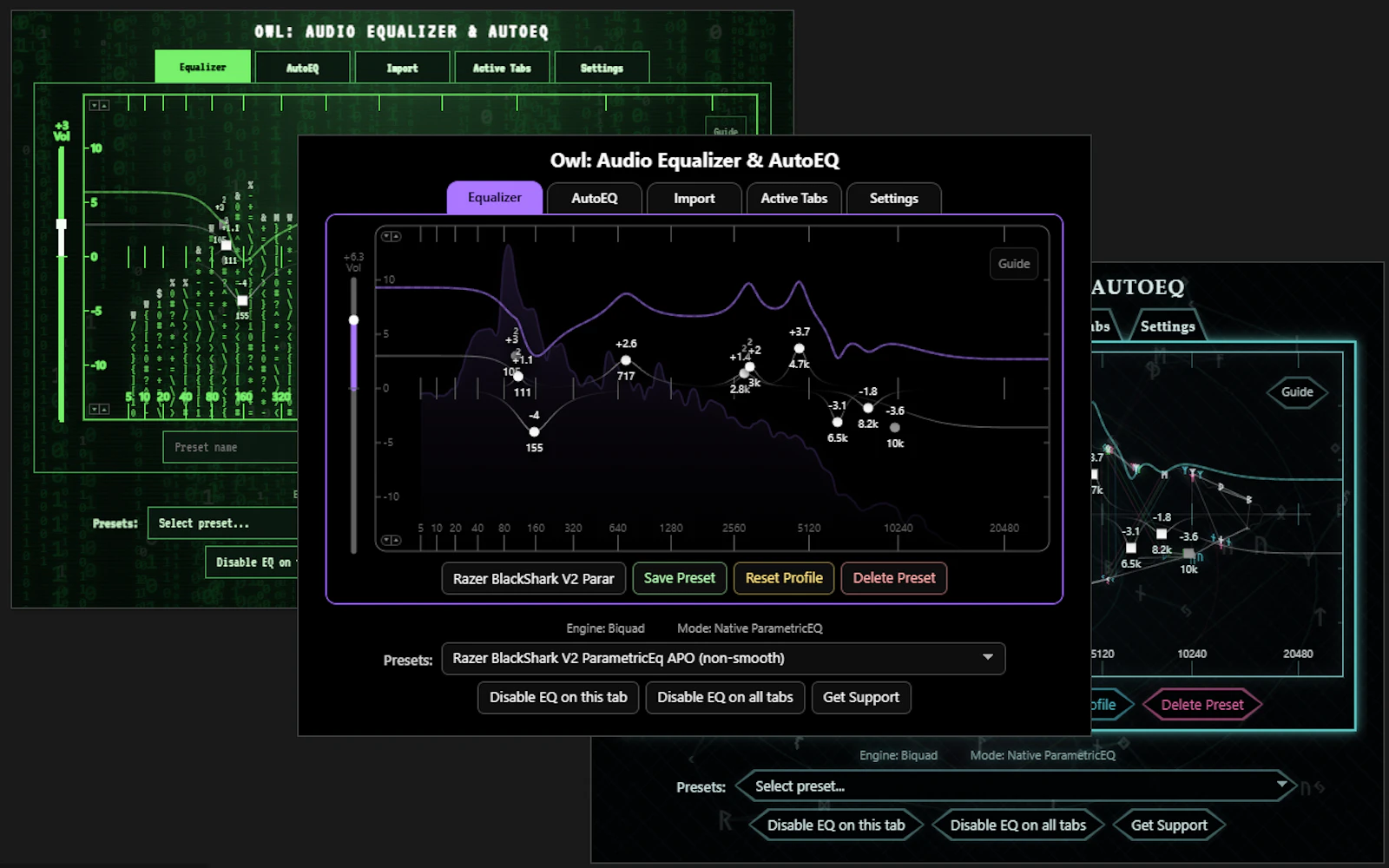 Owl: Chrome Music Equalizer screenshot 3