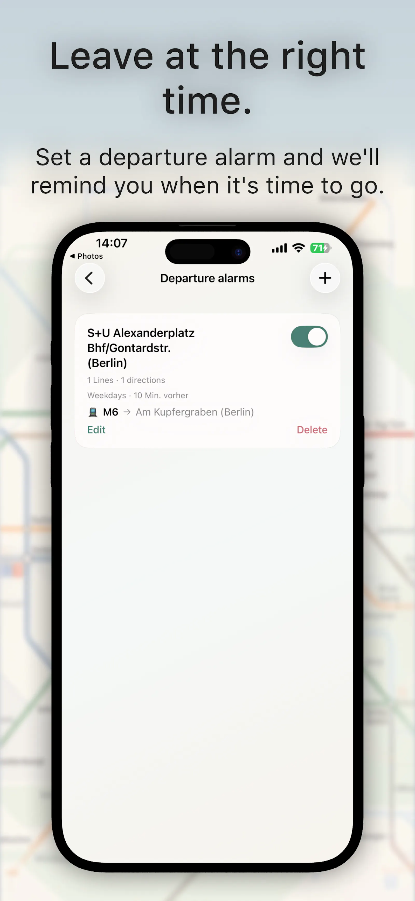 HalteWecker (Transit Alarm) screenshot 8