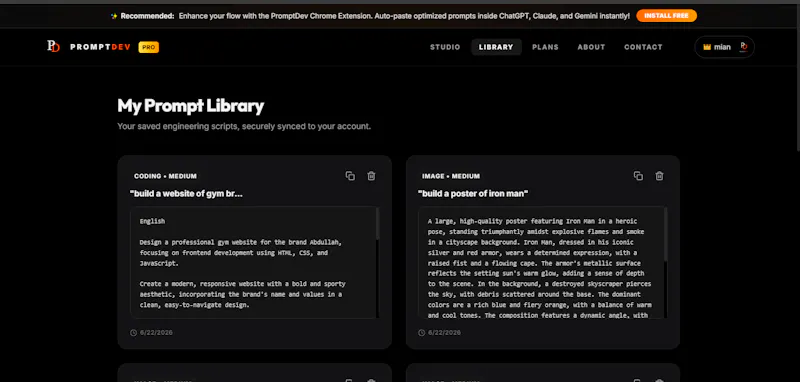 PromptDev screenshot 4