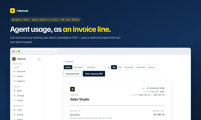 Tallyhook screenshot 4