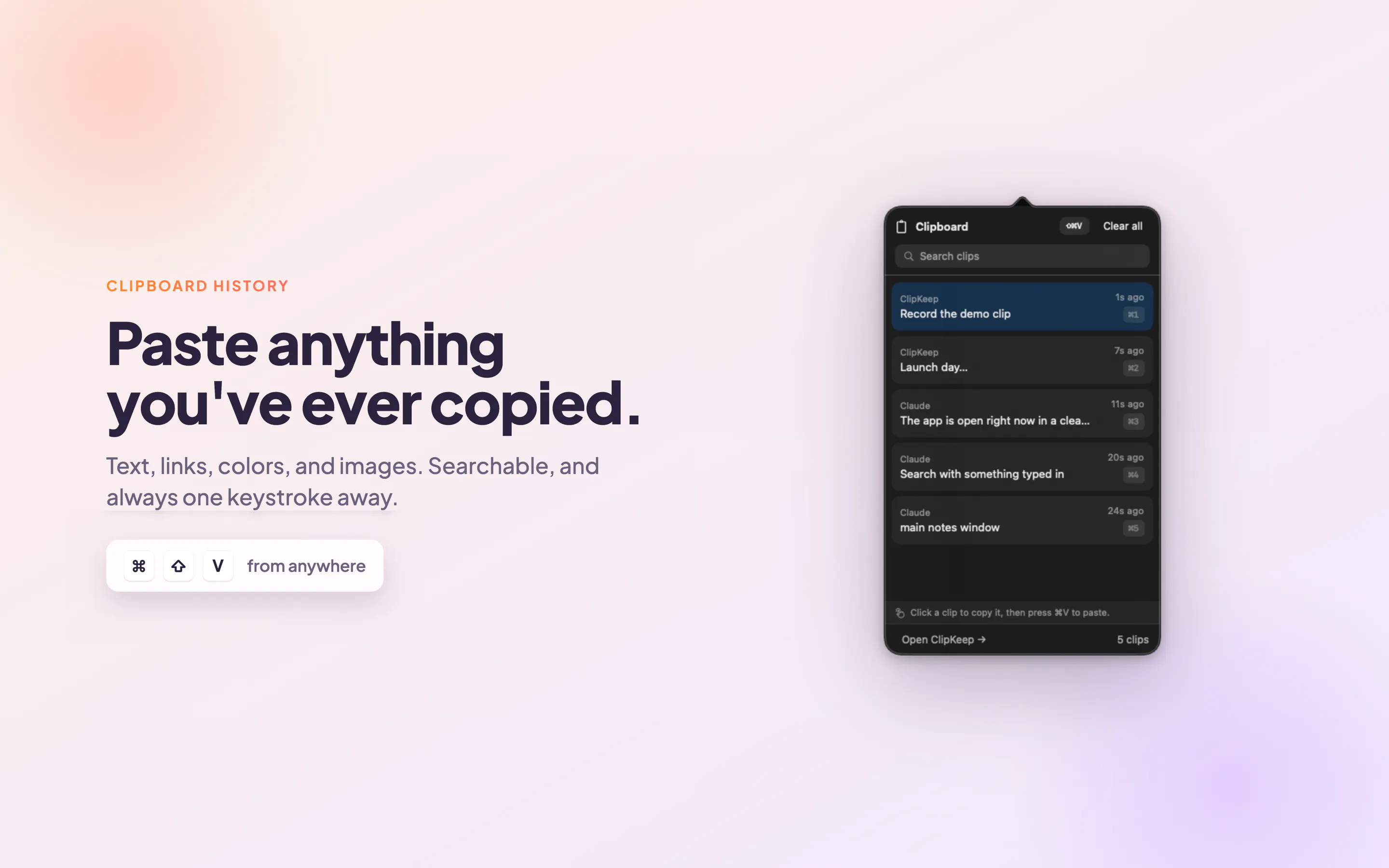 ClipKeep gallery image