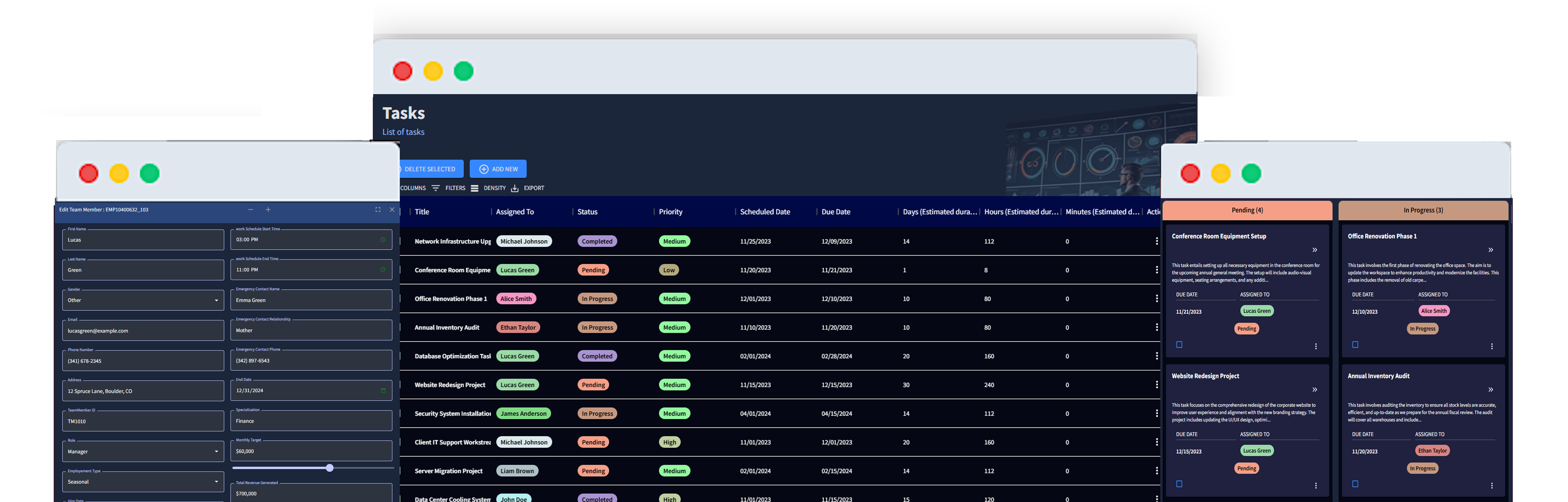 GoProjy® - Main product screenshot demonstrating key features and user interface