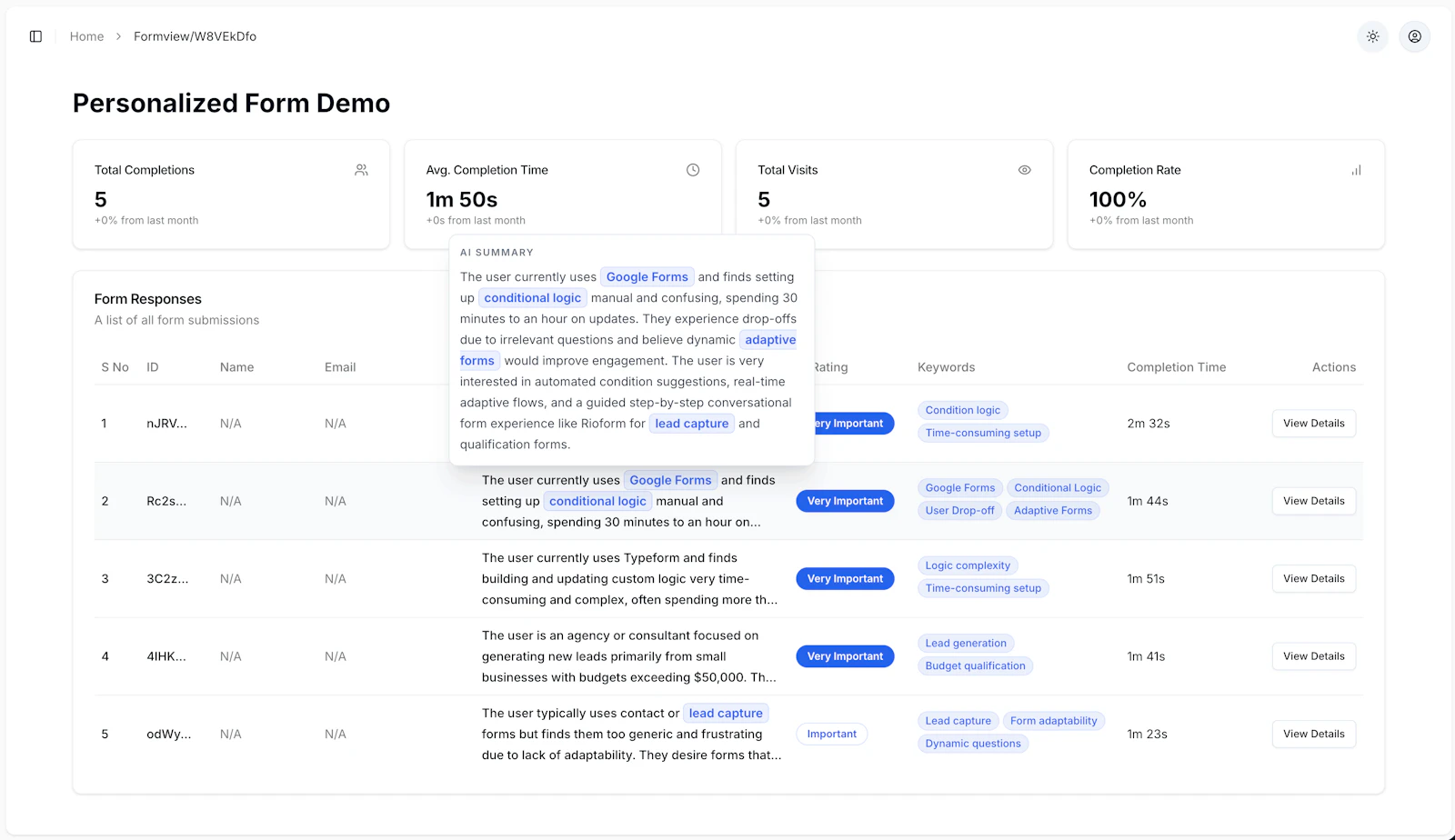 Rioform screenshot 4