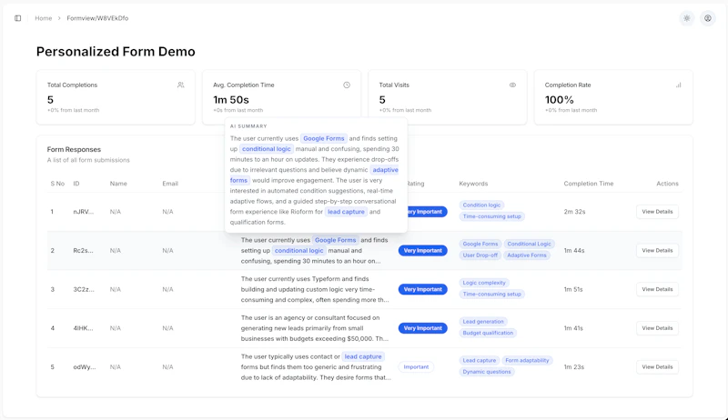Rioform screenshot 4