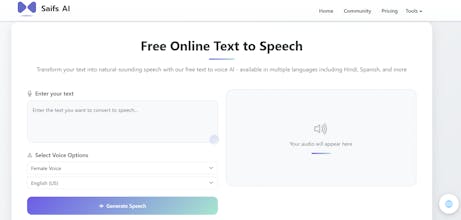 Free Text to Speech gallery image