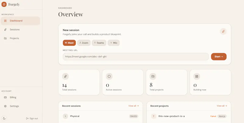 Forgefy screenshot 1