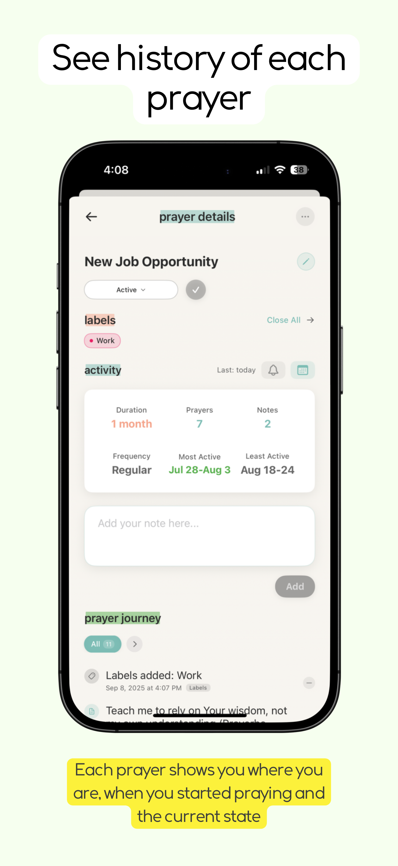 Média Pourtant: priez plus - Vie de prière entière dans une application: tracker, journal, motifs 4