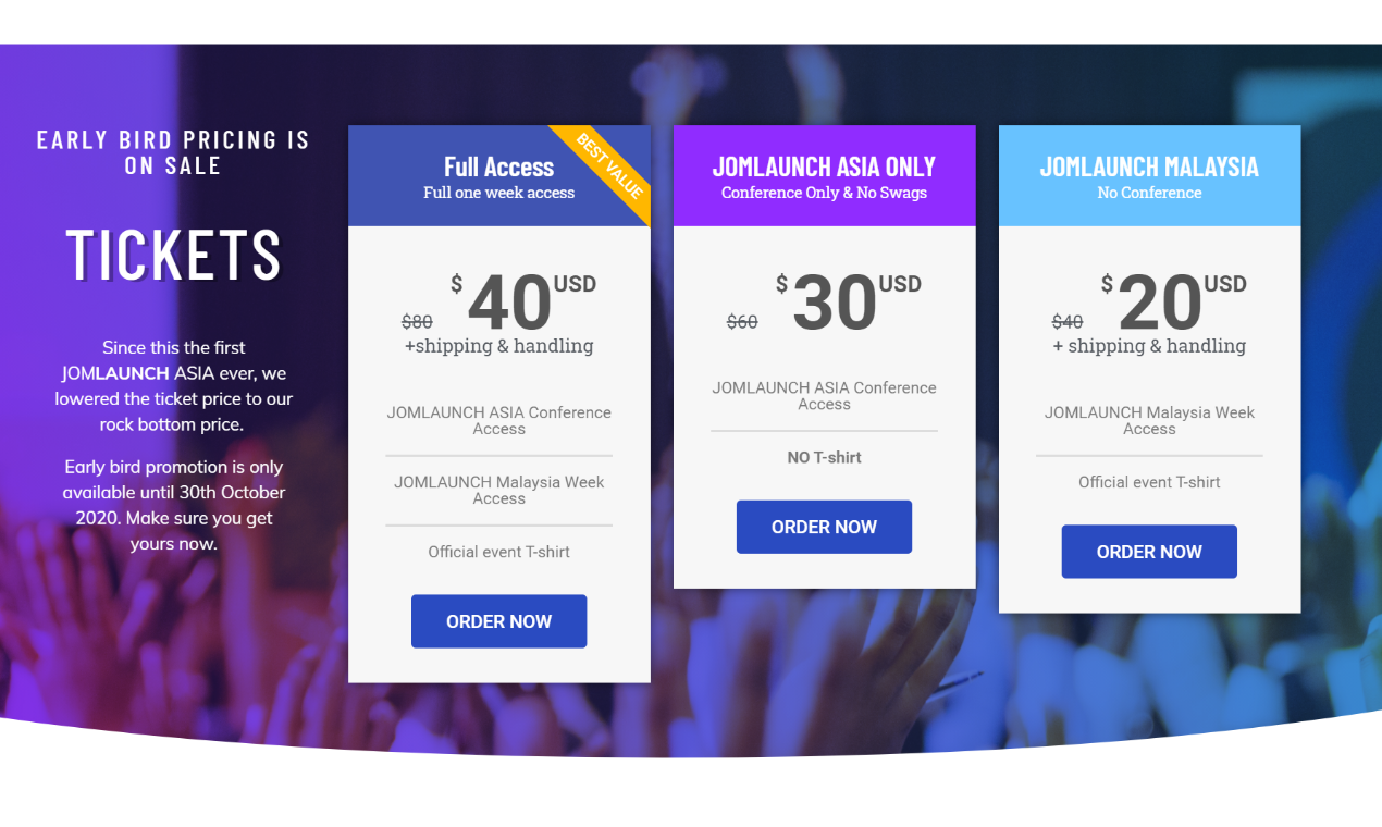 JOMLAUNCH Asia Virtual Conference gallery image