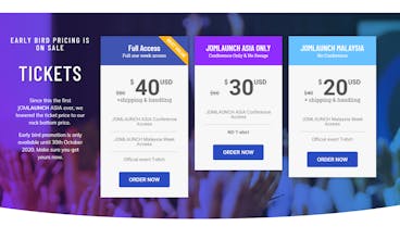 JOMLAUNCH Asia Virtual Conference gallery image
