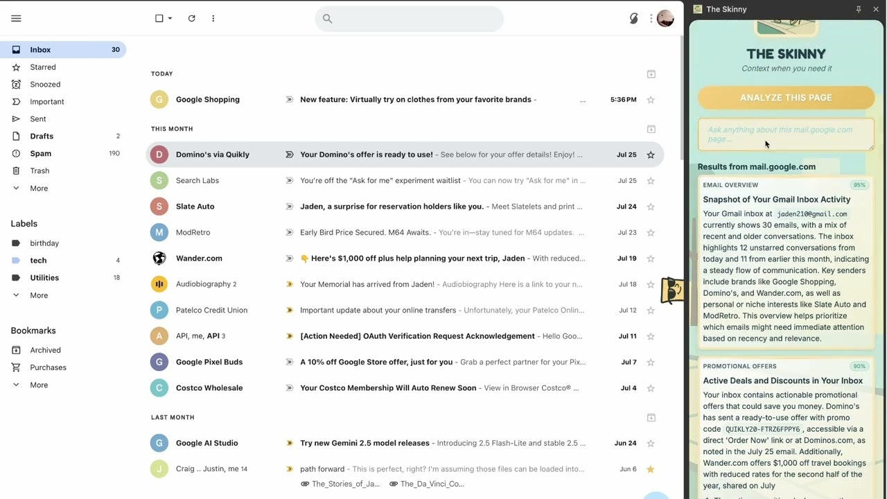 The Skinny Extension gallery image