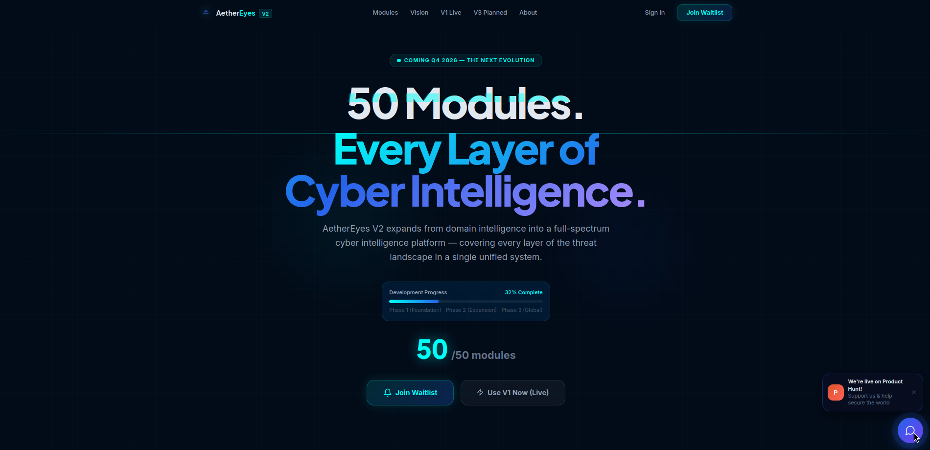 AetherEyes — Beyond Data. Beyond Shadow. gallery image