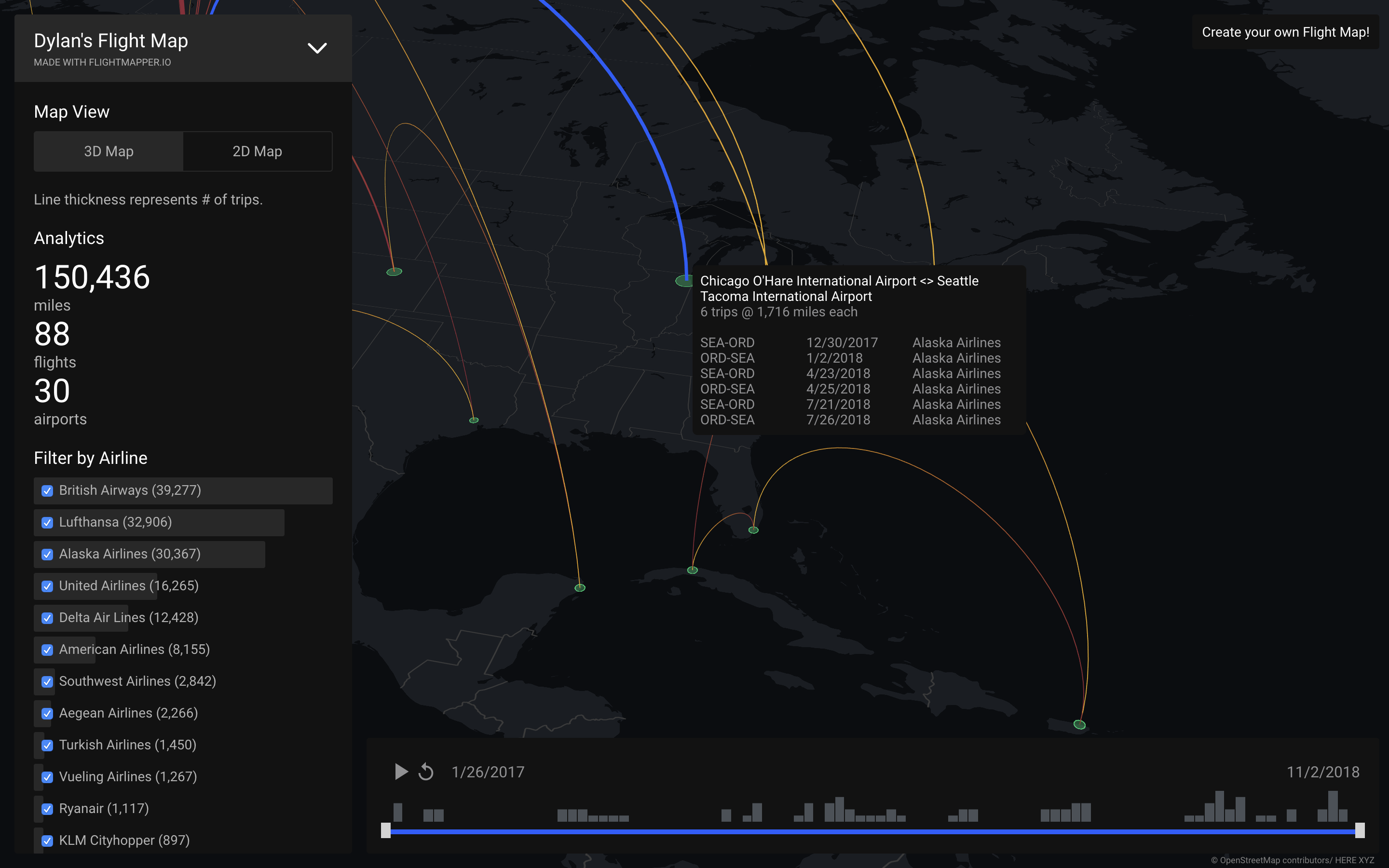 FlightMapper ✈️ 🌍 gallery image