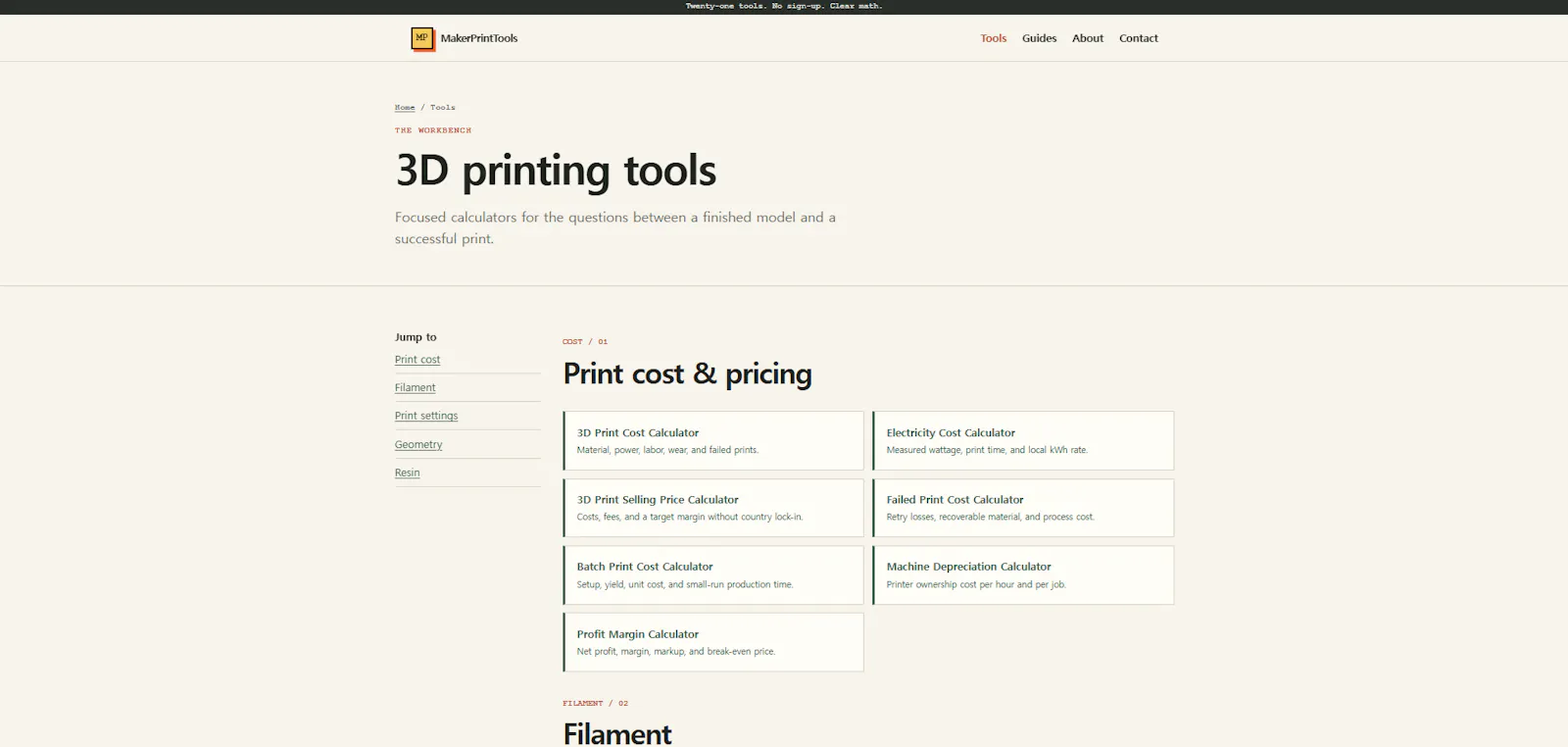 MakerPrintTools screenshot 2