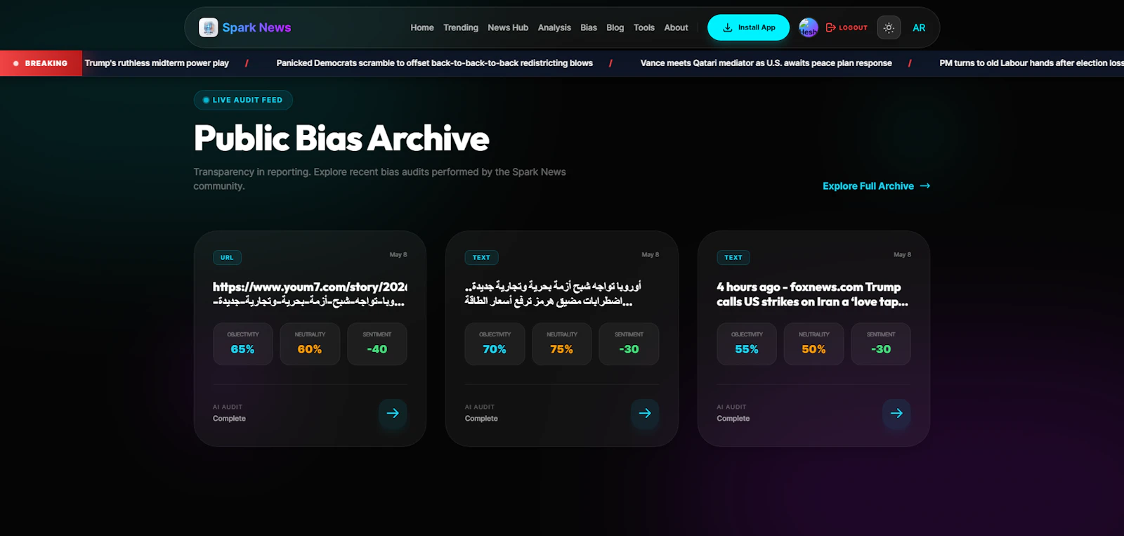 Spark News - AI Bias Checker screenshot 12