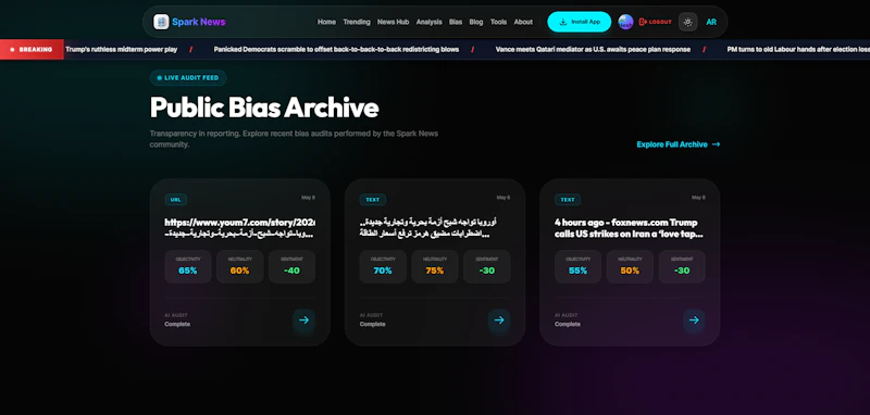 Spark News - AI Bias Checker screenshot 12