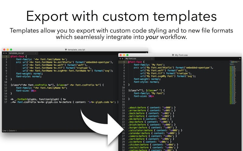Iconical - Create custom iconfonts