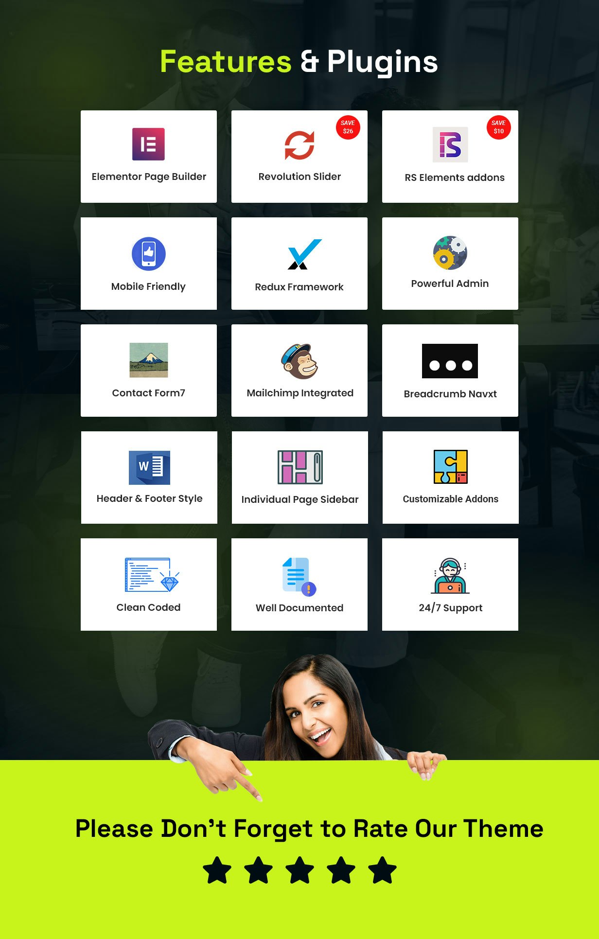 Axios - ชุดรูปแบบ WordPress ของเอเจนซี่ดิจิตอล - โดยเฉพาะสำหรับ SEO, Digital Marketing & Creative Agency media 7