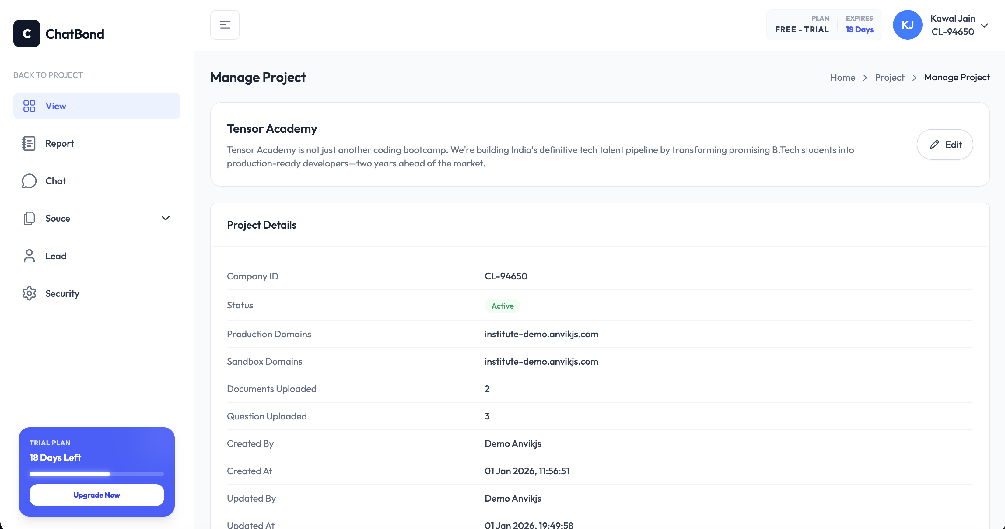 Chatbond - Screenshot 3 showing product features and functionality