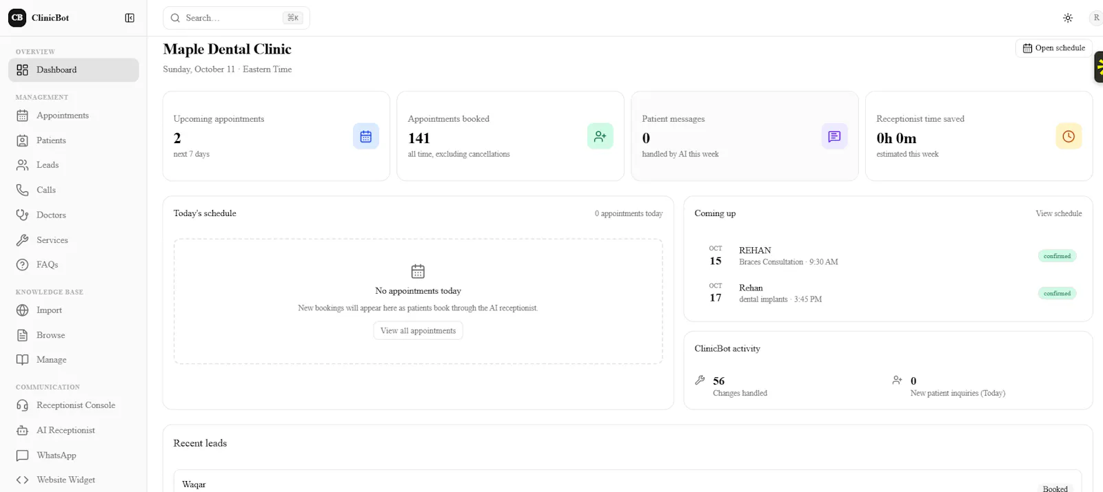 ClinicBot screenshot 3