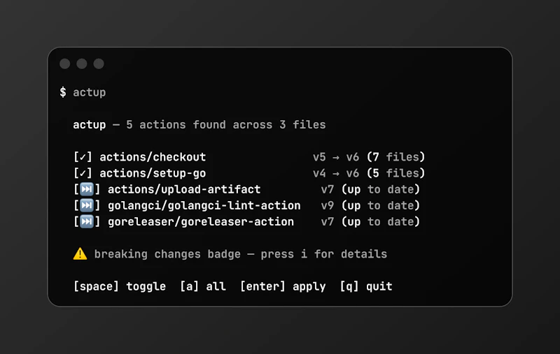 actup screenshot 1