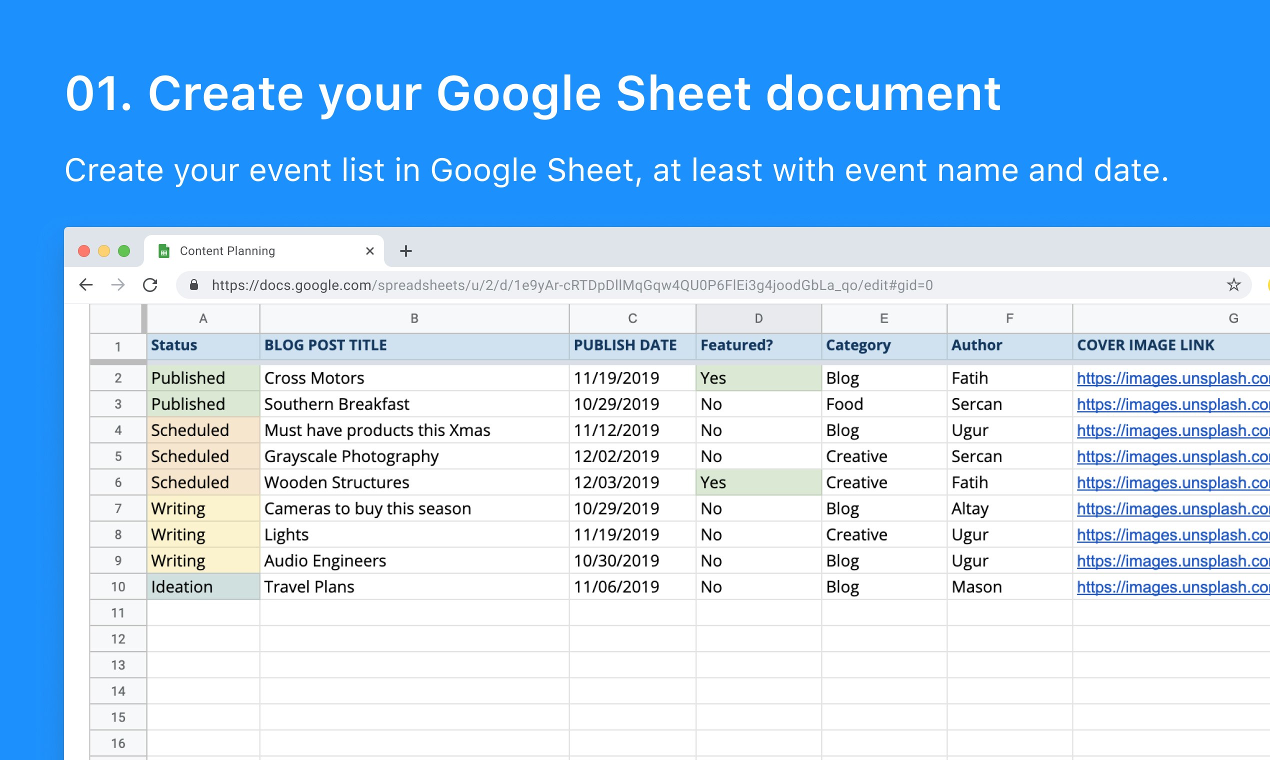 Sheet2Cal gallery image