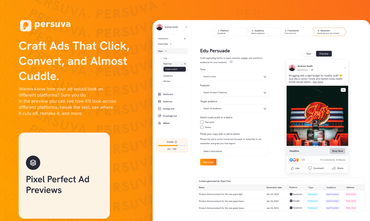 startuptile Persuva ai-Specialized tool to create ads that convert